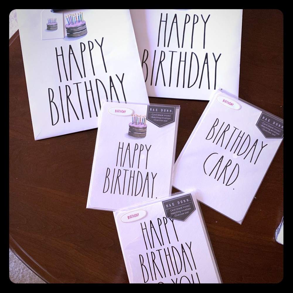 Rae Dunn Happy Birthday bundle
